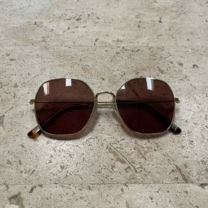 Madewell Gold-Toned Sunglasses